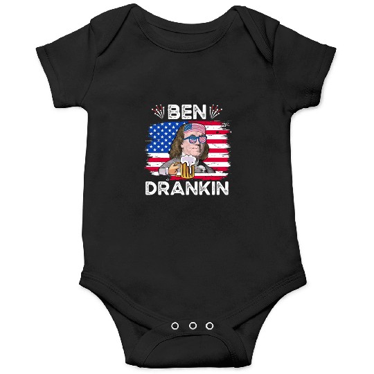 Ben Drankin US President Independence Day Onesies