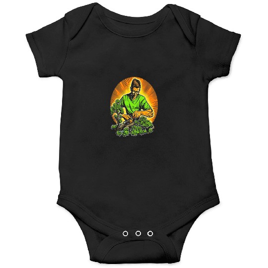 Bonsai Japanese Tree Gardening Gardener Pruning Onesies