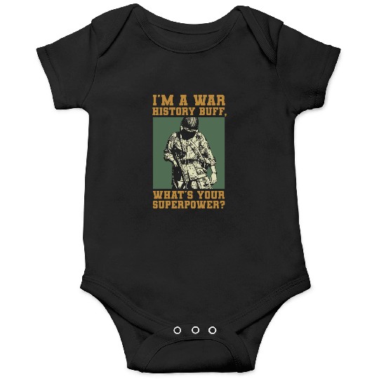 War History Buff - WW2 Enthusiast Onesies
