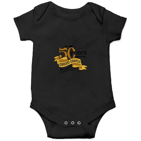 50th Wedding Anniversary Husband Wife Marriage Onesies