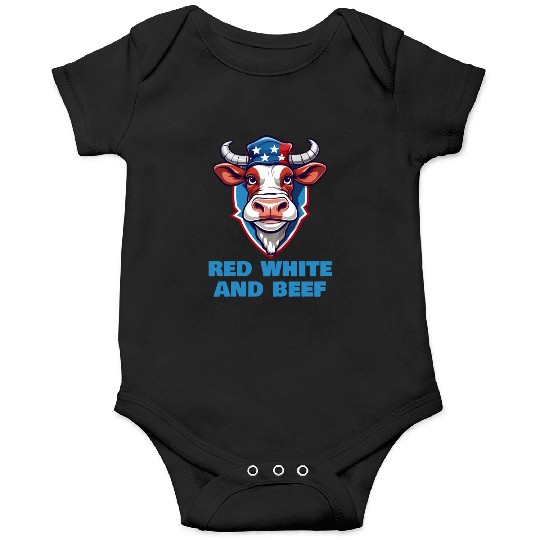 Red White And Beef Onesies