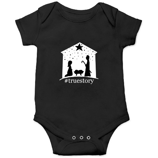 Truestory Birth Jesus True Bible Story Bethlehem Onesies