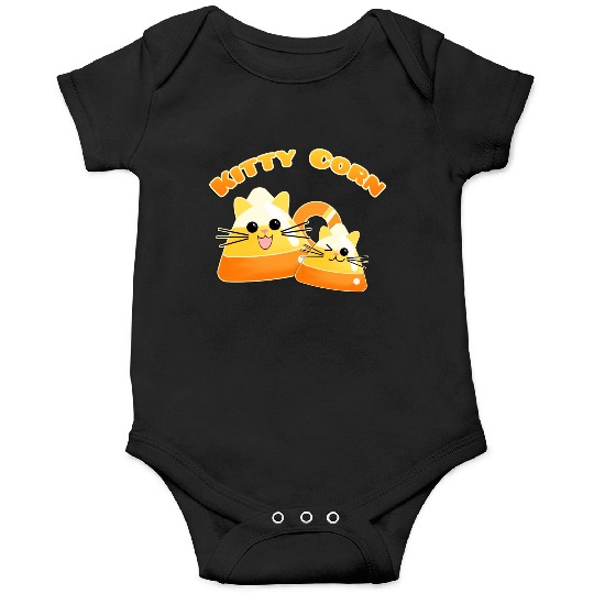 Kitty Candy Corn Onesies