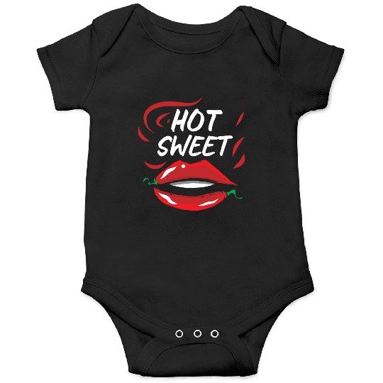 Red Hot Sweet Pepper Lips Onesies