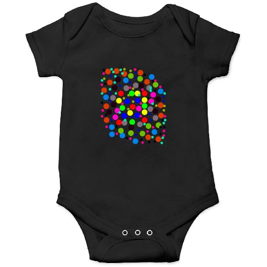 Multi-colored circle pattern Onesies, Travel