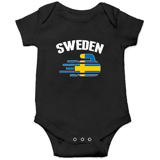 Sweden Curling Rock Sport Fans Swedish Curlers Win Onesies
