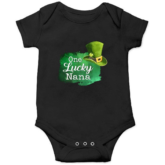 One Lucky Nana Patrick's Day Mother Day For Mom Onesies
