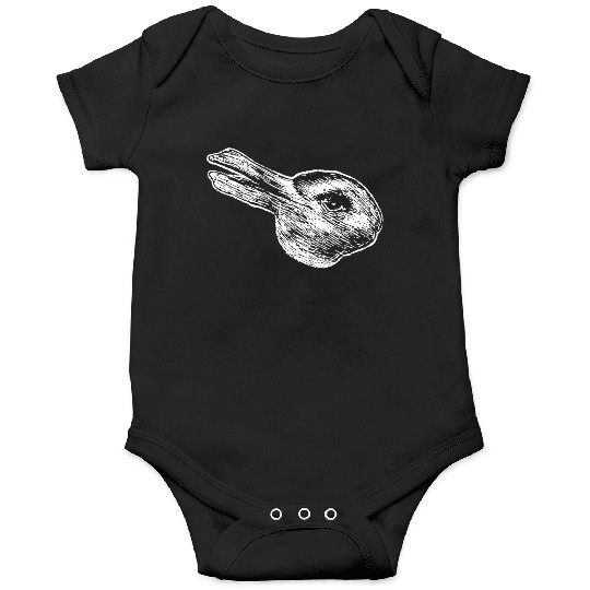 Wittgenstein Rabbit Duck Philosopher Optical Illus Onesies