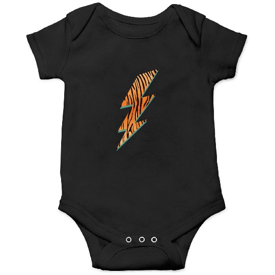 Tiger Stripes Lightning Animal Print Onesies