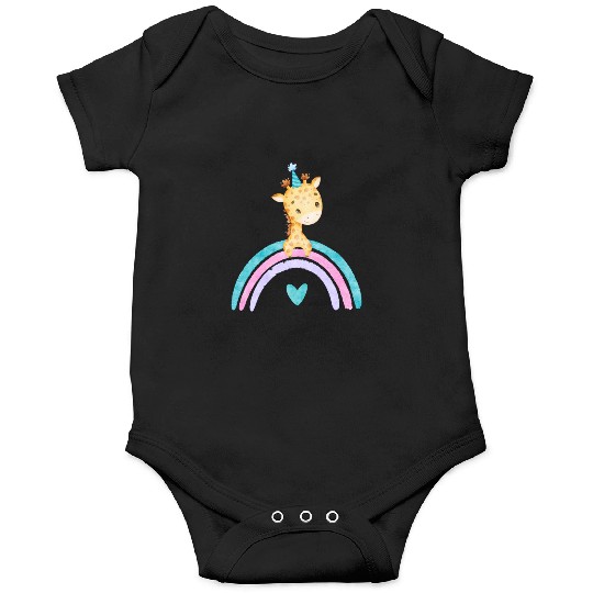 Cute Colorful Giraffe Onesies