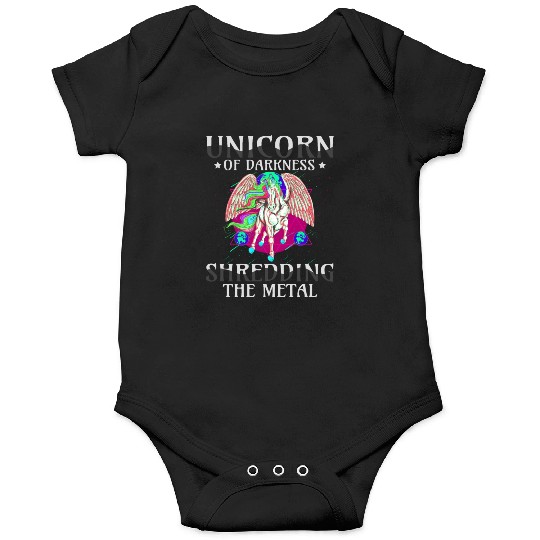 Goth Rock Satan Unicorn Festivals Death Metal Onesies