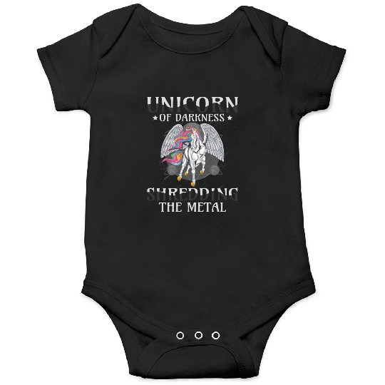 Goth Rock Satan Unicorn Festivals Death Metal Onesies