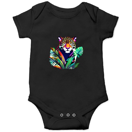 Jaguar in the Tropics Onesies