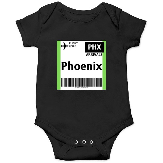airplane ticket phoenix Onesies
