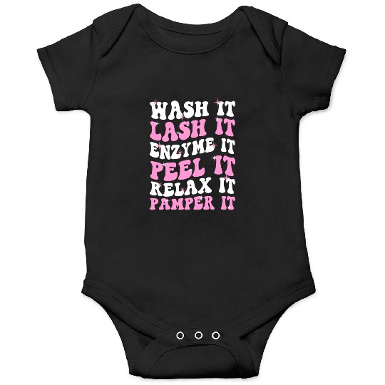 Cute Licensed Esthetician Skincare Onesies