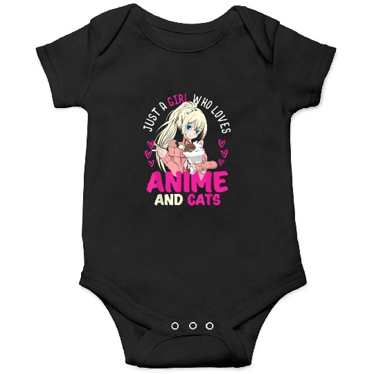 Anime Otaku Cats Japanese Anime Girl Kawaii Cat Onesies