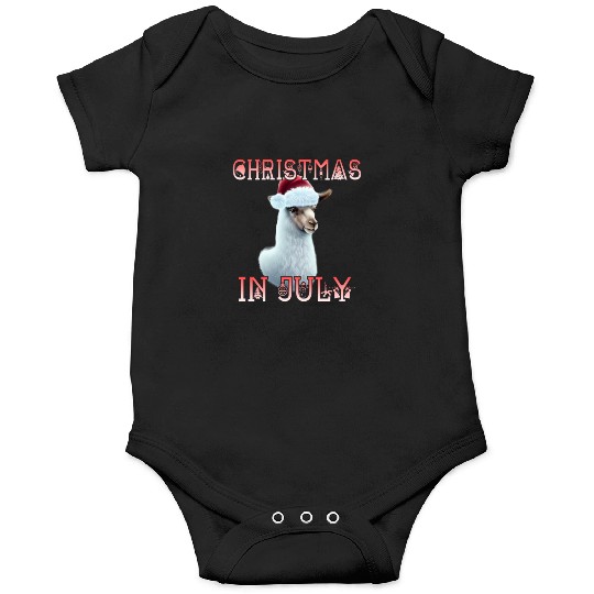 Festive alpaca - Christmas in July Onesies