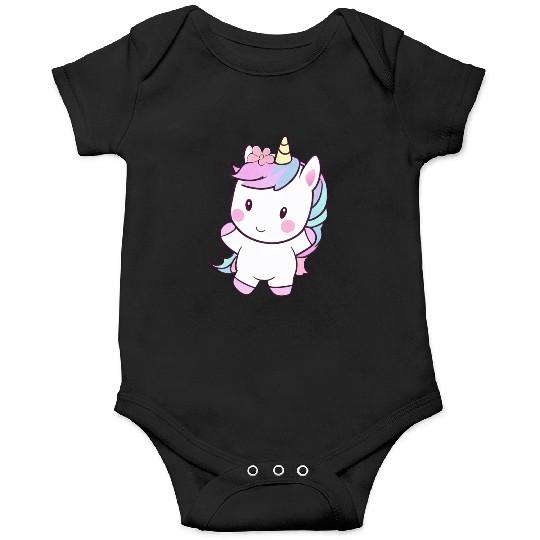 Cute Dancing Unicorn, Joyful Fantasy Design Onesies