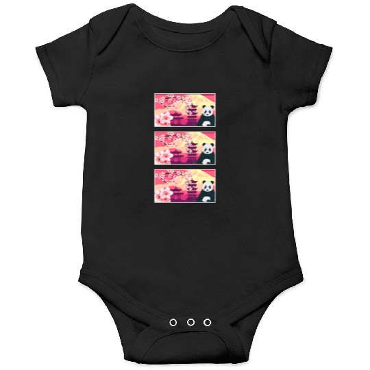 Cherry Blossom Onesies, Women's Panda Sakura Kawaii
