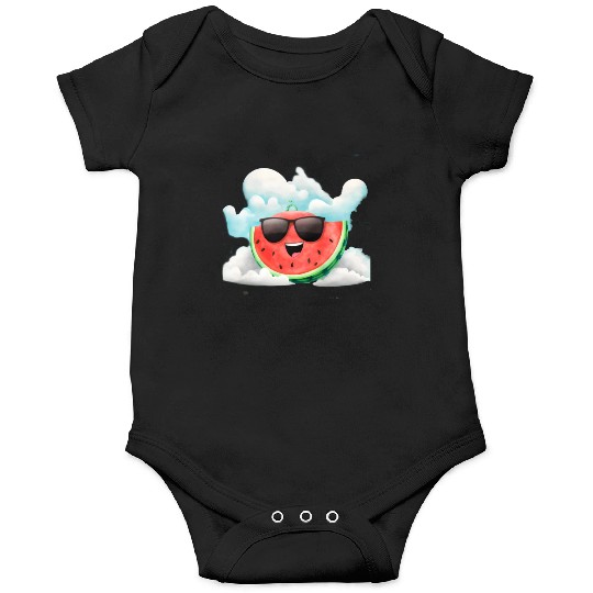 Cute Watermelon Party Summer Melon Fruit Onesies