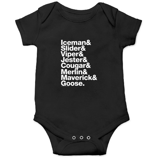Top Gun Pilot Names Onesies