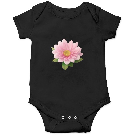 Lovely Pink Little Flower - Water Lily Onesies
