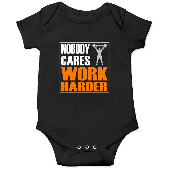 Nobody Cares Work Harder Gym Wear Bodybuilding Onesies