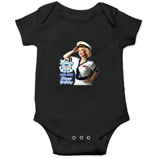 U.S. Coast Guard 233rd Birthday Onesies