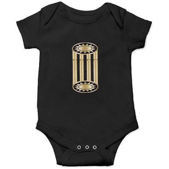 Gold girl's Onesies classic