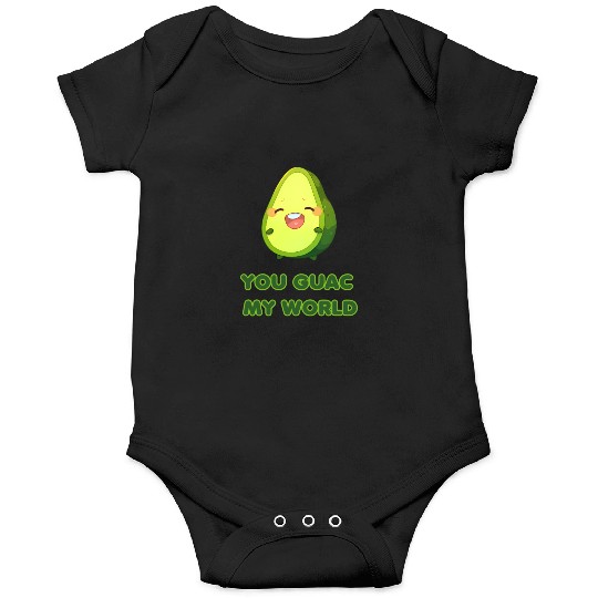 You Guac My World cute avocado Onesies