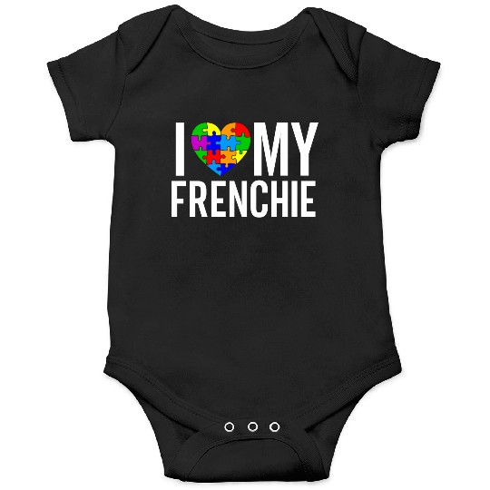I Love My Frenchie Onesies