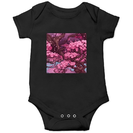 Anime Euphoria: Fantasy Cherry Blossom Dreamscape Onesies