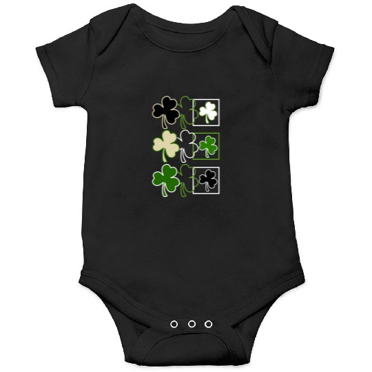 St. Patricks Day Onesies, Irish Lucky Leaf Clover