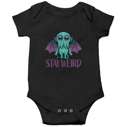 Stay Weird Cute Cthulhu Monster Onesies
