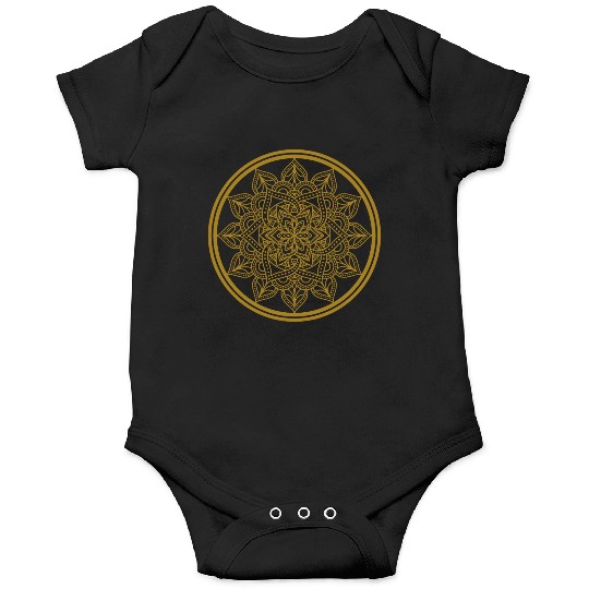Mandala Gold Art Onesies