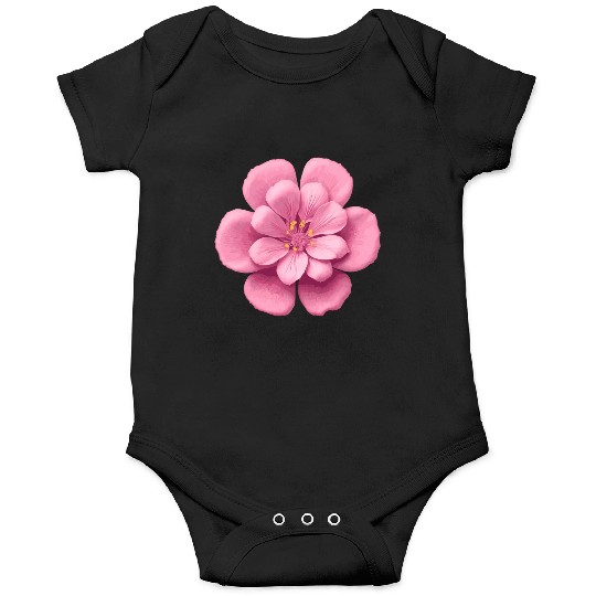 Pink Sakura flower Onesies