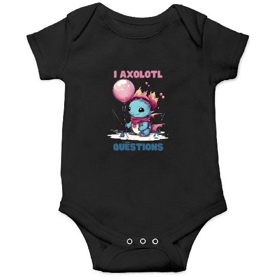 I Axolotl Questions Cute Axolotl Kawaii Onesies