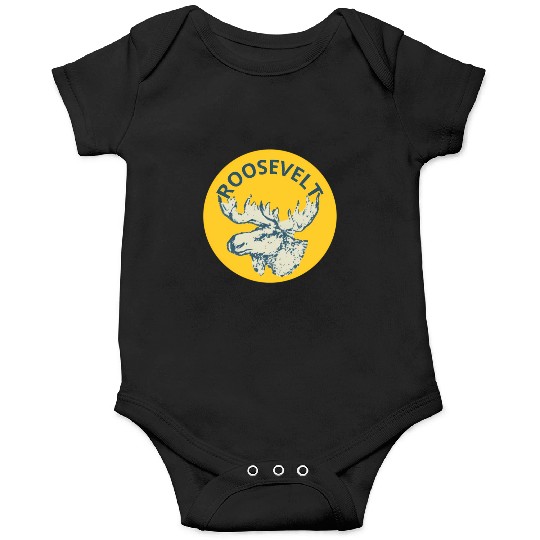 Teddy Roosevelt Bull Moose Py Onesies