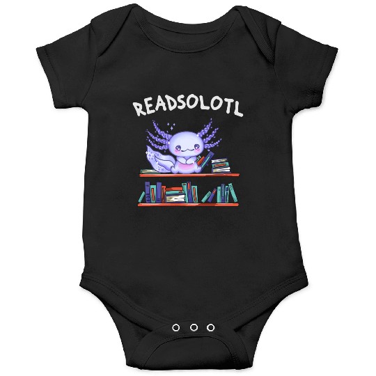 Readsolotl Book Lover Funny Axolotl Onesies