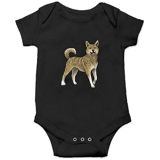 Dog Korean Jindo Brindle Onesies