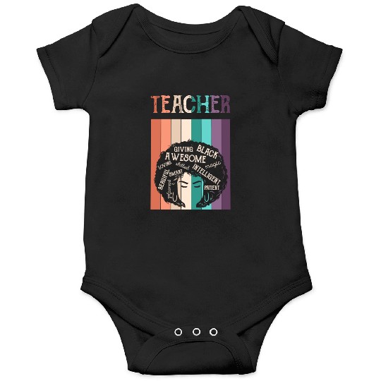 Teacher Black History Month Melanin Onesies