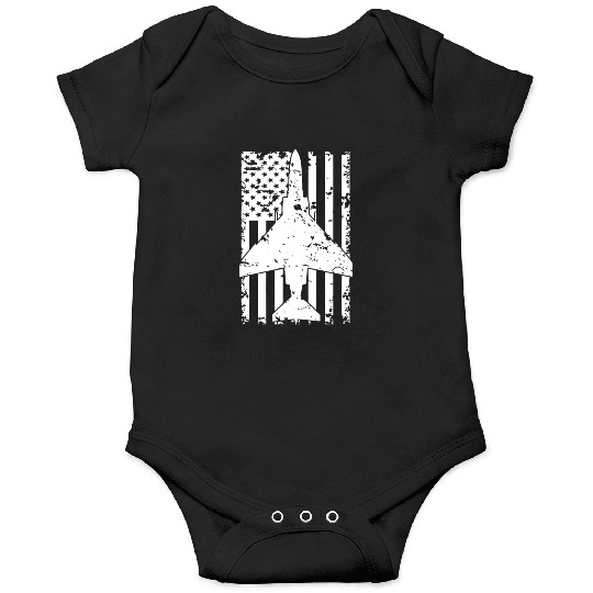 F 4 Phantom II Fighter Jet Patriotic Onesies