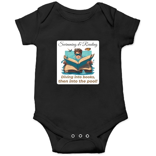 Bookish Splash Swimmer Book Lover Onesies