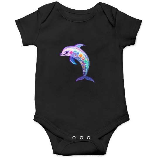 Kawaii Dolphin - Fantastical Ocean Dreams Onesies