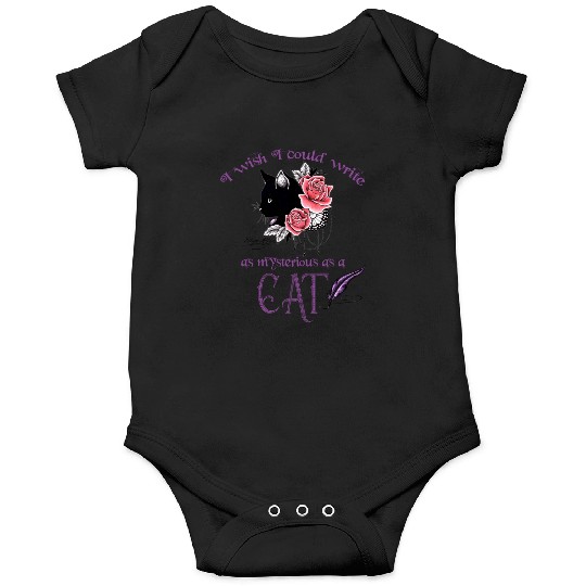 Mysterious Cat Edgar Allan Poe Onesies