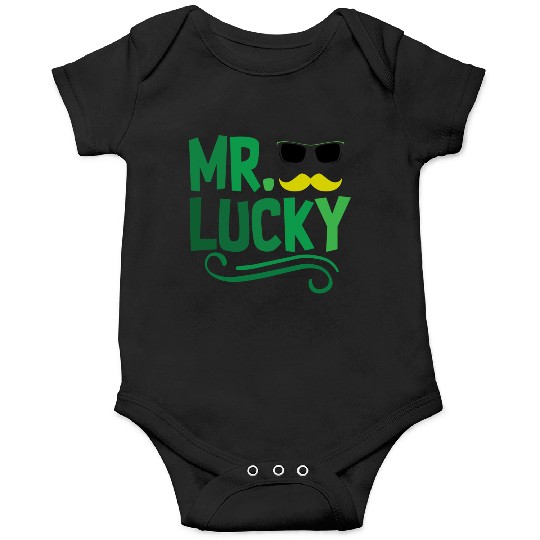 Mr Lucky Clover Shamrock Irish Ireland Onesies
