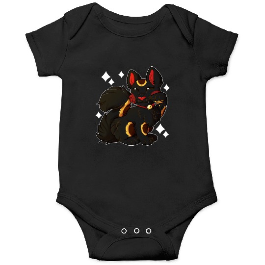 Maneki Neko Black Onesies