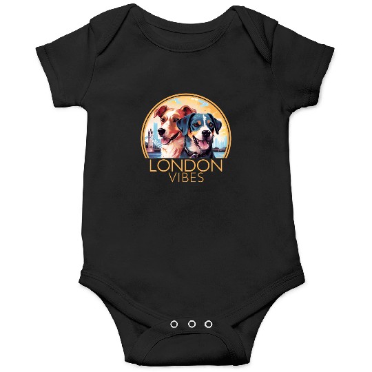London Vibes England Cute Dogs Dog Lovers Onesies