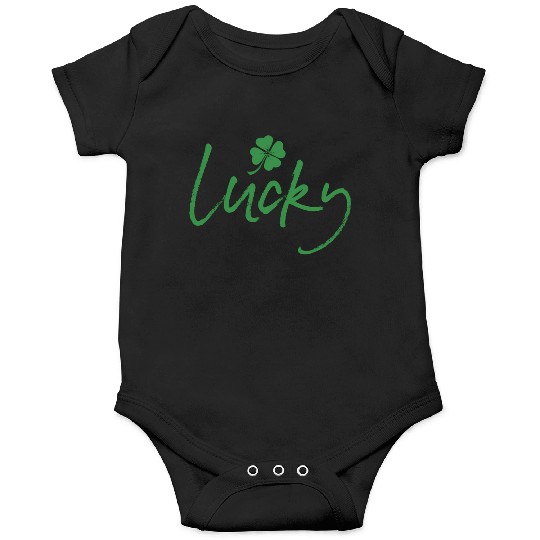 Lucky St Patrick'S Day Irish Shamrock 4 Leaf Onesies