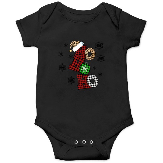 Xmas Christmas Ho Ho Ho Snowflakes Onesies